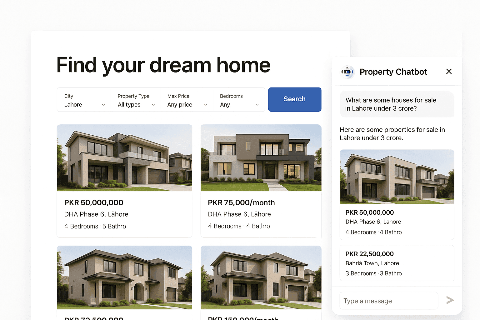 Graana Chatbot — Real-estate Assistant